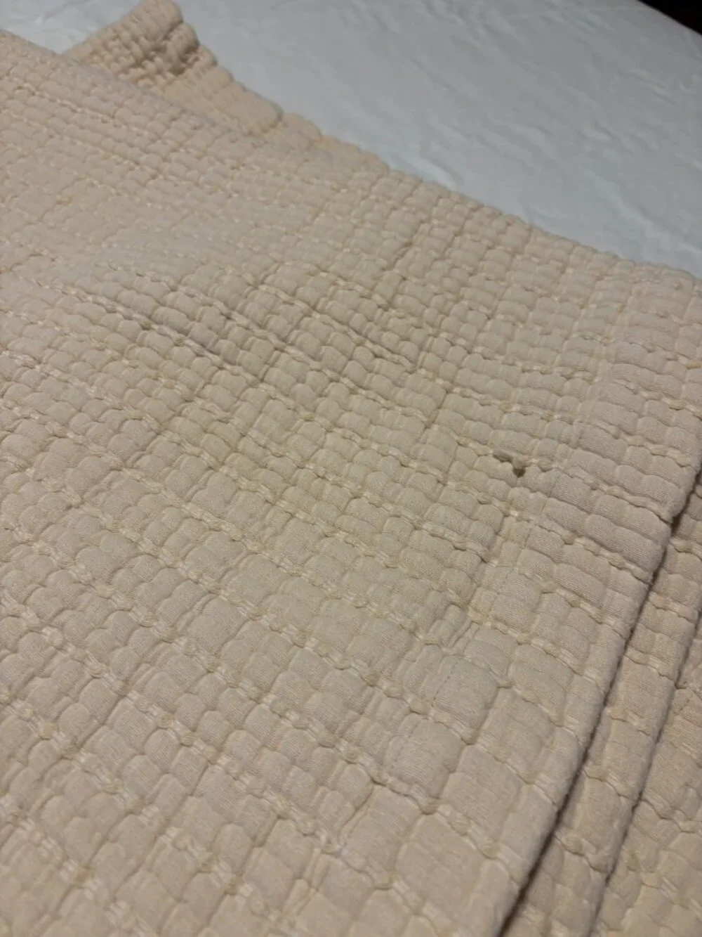 Dreamweave Waffle Throw Blanket in Beige